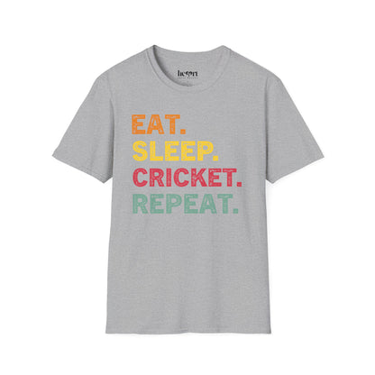 EAT. SLEEP. CRICKET. REPEAT.